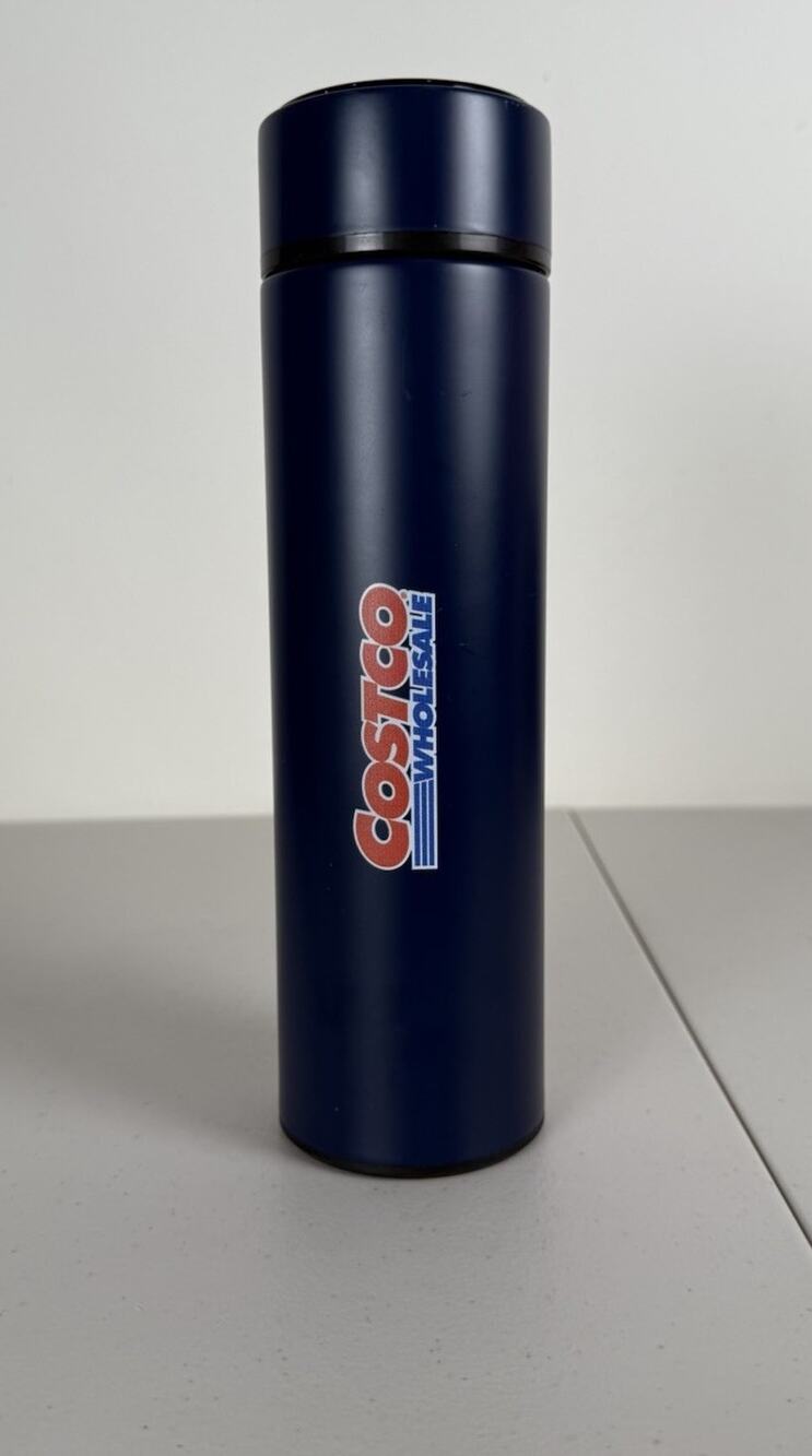 Costco Wholesale Promotional Insulated Mug Tumbler Digital Temperature Blue